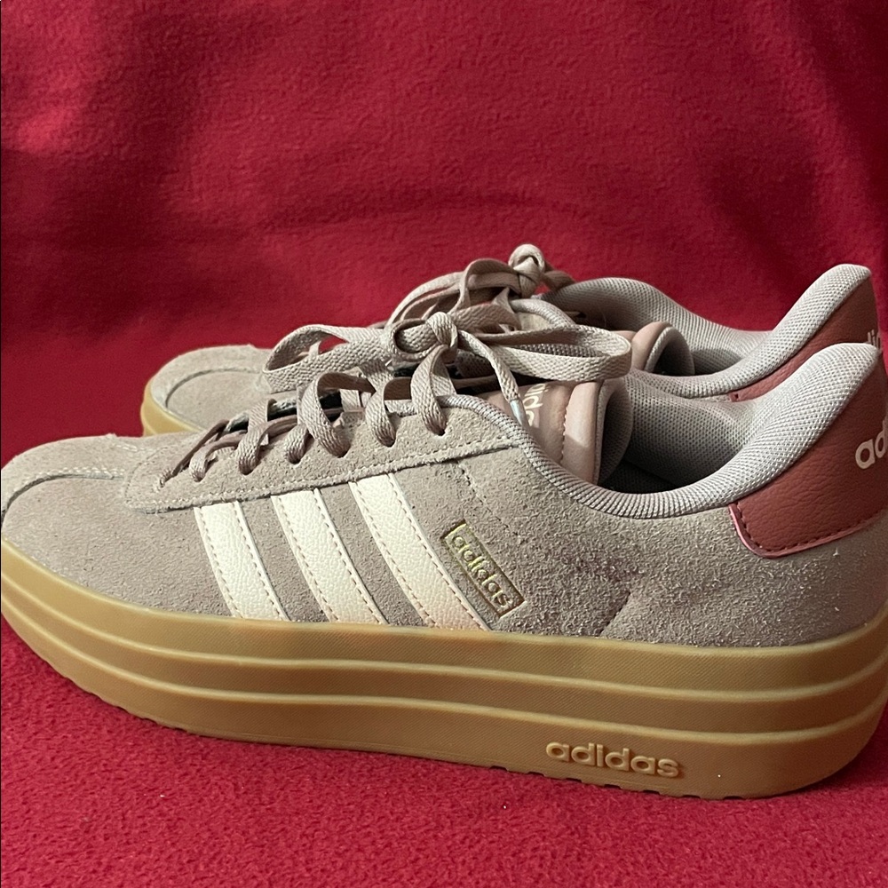 Adidas Women's VL Court Bold Athletic Shoes - Warm Clay size10